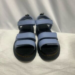 DR MARTENS light blue Strap Sandals- Kids